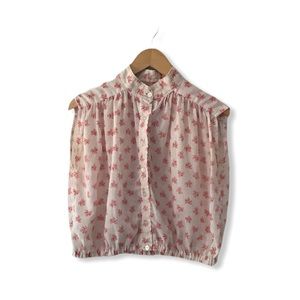 Vintage floral blouse